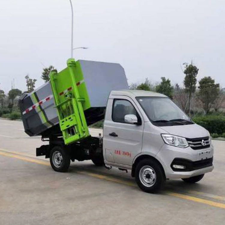 長安垃圾掛桶車國六藍牌垃圾車型經(jīng)濟實惠性價比高